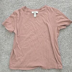 Forever 21 Women's Mauve Short Sleeve Tee